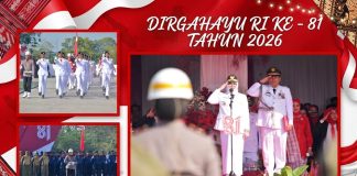 Pimpin Upacara HUT RI, Wali Kota Kendari Ingatkan Jaga Sinergitas